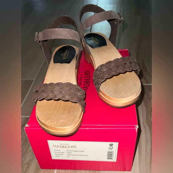 BNWB Swedish Hasbeens Tanja Debutant Sandals✨ - Picture 7 of 8